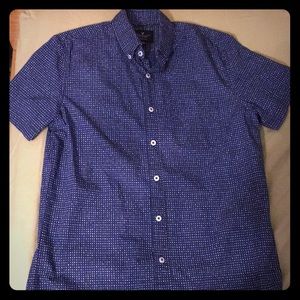 Short Sleeve American Eagle Button Down